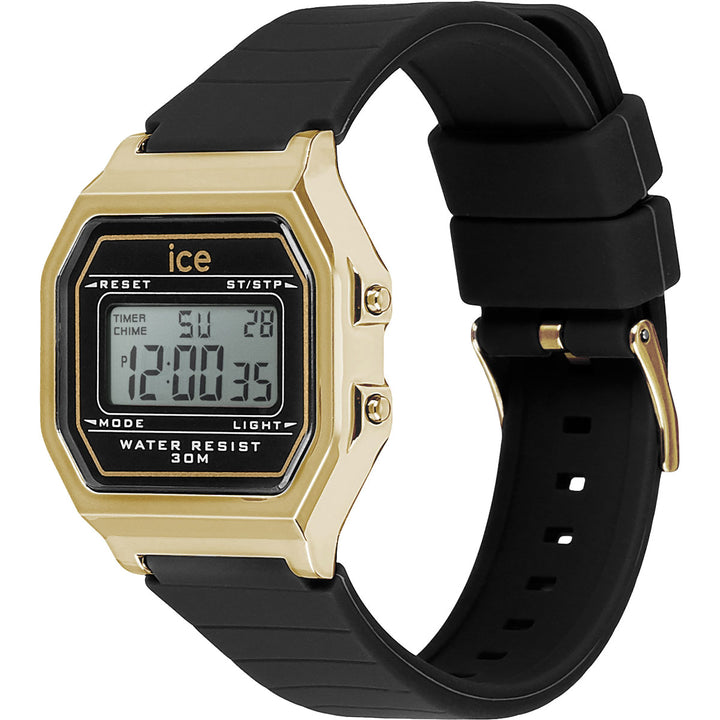 Ice-Watch Ice Digit Retro Black Gold - 022064