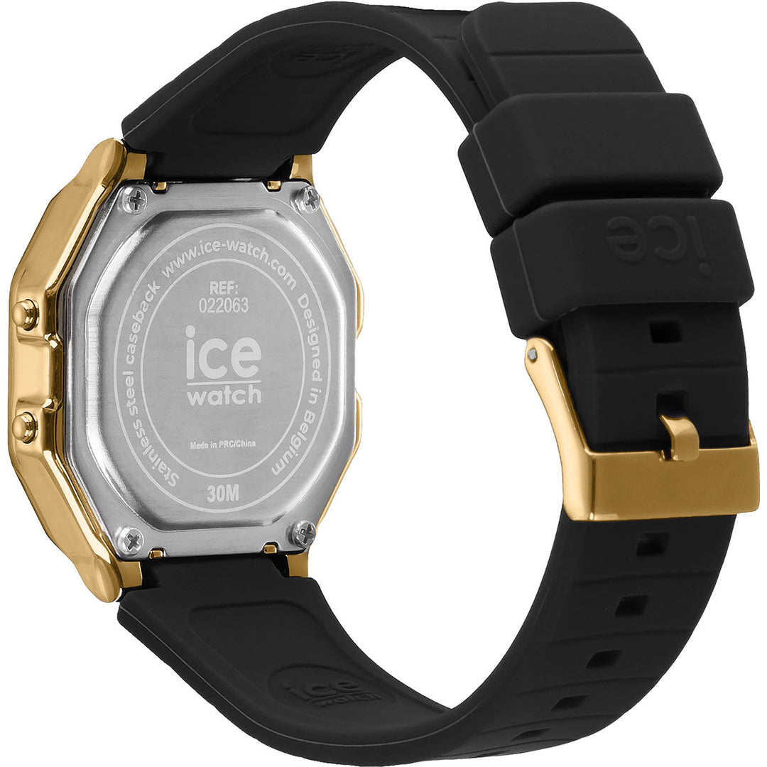 Ice-Watch Ice Digit Retro Black Gold - 022064