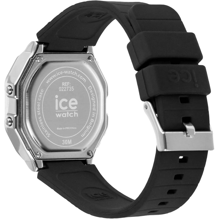 Ice-Watch Ice Digit Retro Black Silver - 022735