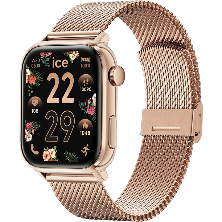 Ice-Watch Ice smart 3.0 Rectangular 1.78 Rosegold Milanese - 024304