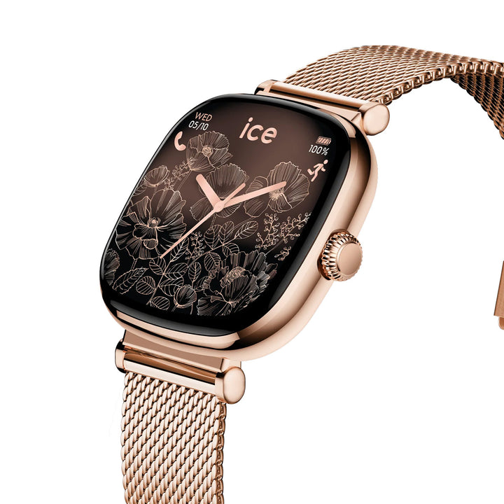 Ice-Watch Ice Smart SQ 2.0 Square 1.70 Rosegold Milanese - 025233