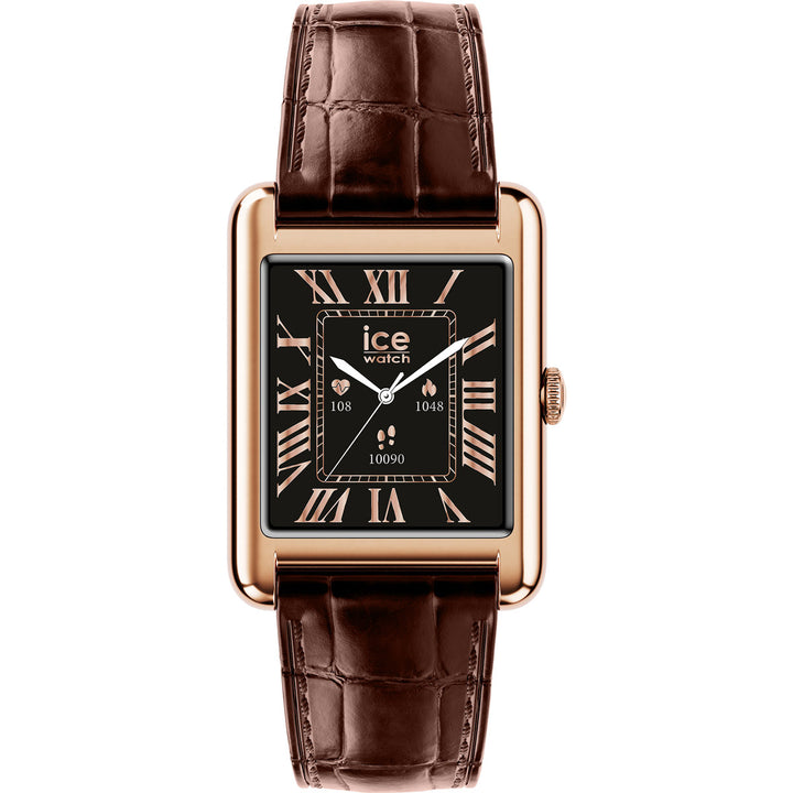 Ice-Watch Ice Smart TKS 2.0 Rectangulaire 1.41 Or Rose Marron - 025382