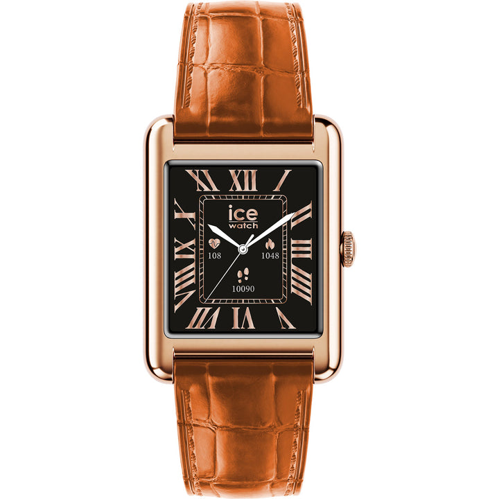 Ice-Watch Ice Smart TKS 2.0 Rectangular 1.41 Rose Gold Cognac - 025383