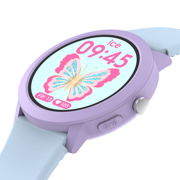 Ice-Watch Ice Smart RD 3.0 round Find My Purple Soft Blue - 025442
