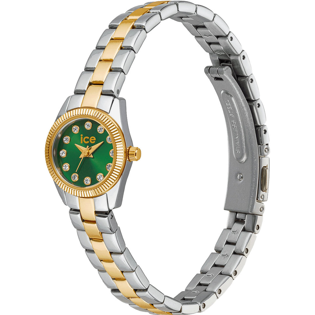 Ice-Watch Ice Mini Silver Gold Olive - 025538