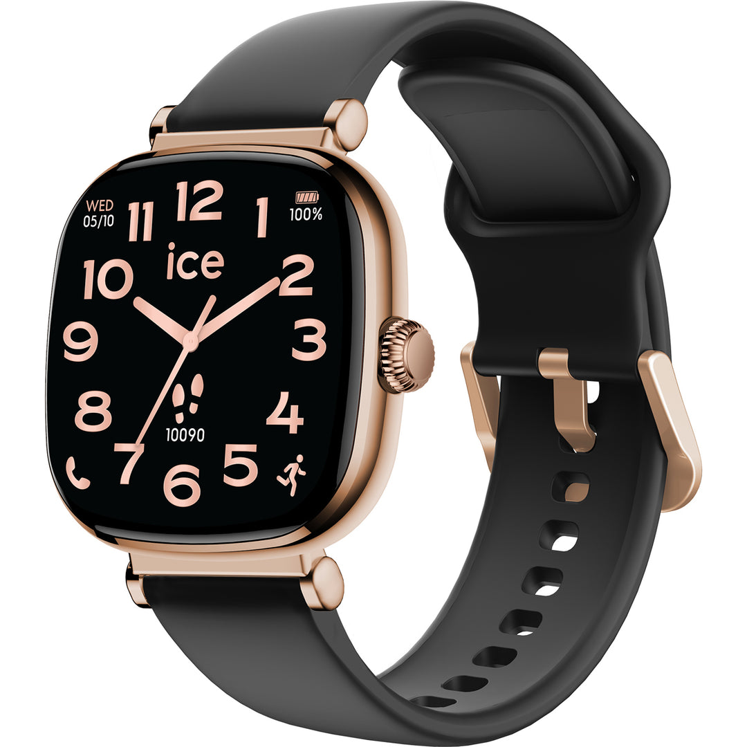 Ice-Watch Ice Smart SQ 2.0 Square 1.70 Rosegold Black - 025890