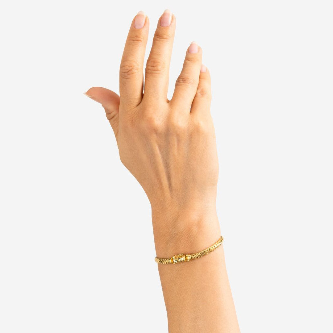 Buddha to Buddha Armband Ben Mini Vergoldet