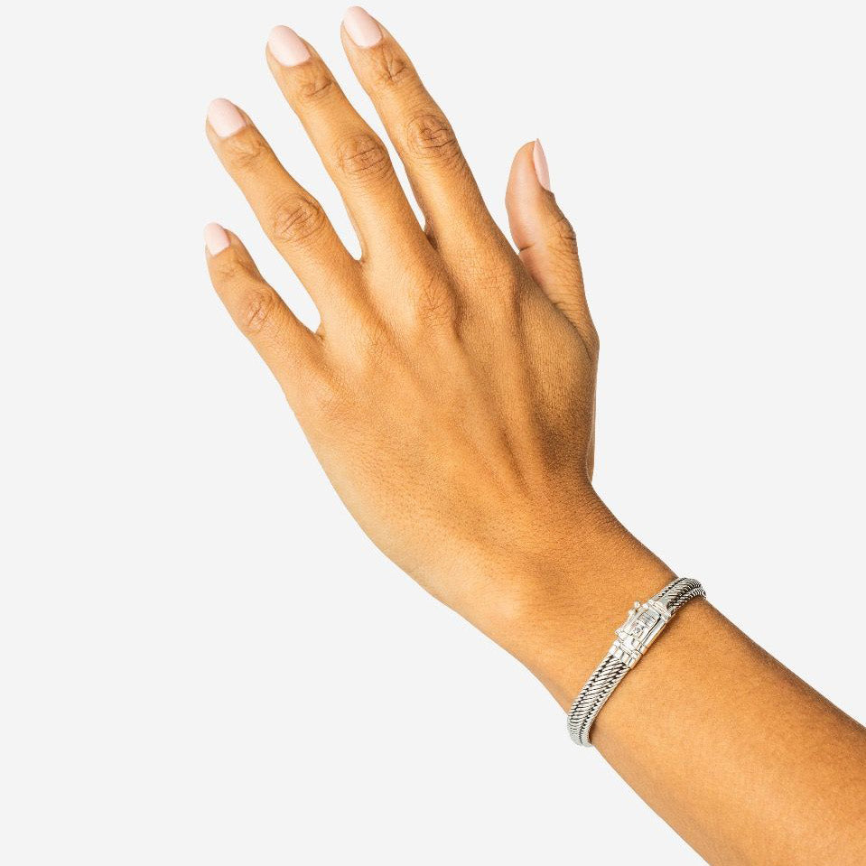 Buddha to Buddha Armband Edwin Mini Silber