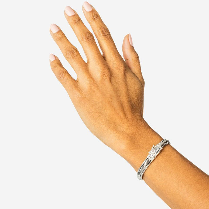 Buddha to Buddha Armband Edwin Mini Silber