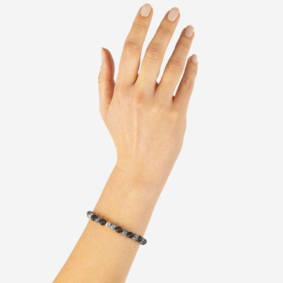 Buddha to Buddha Armband Spirit Bead Mini Snowflake