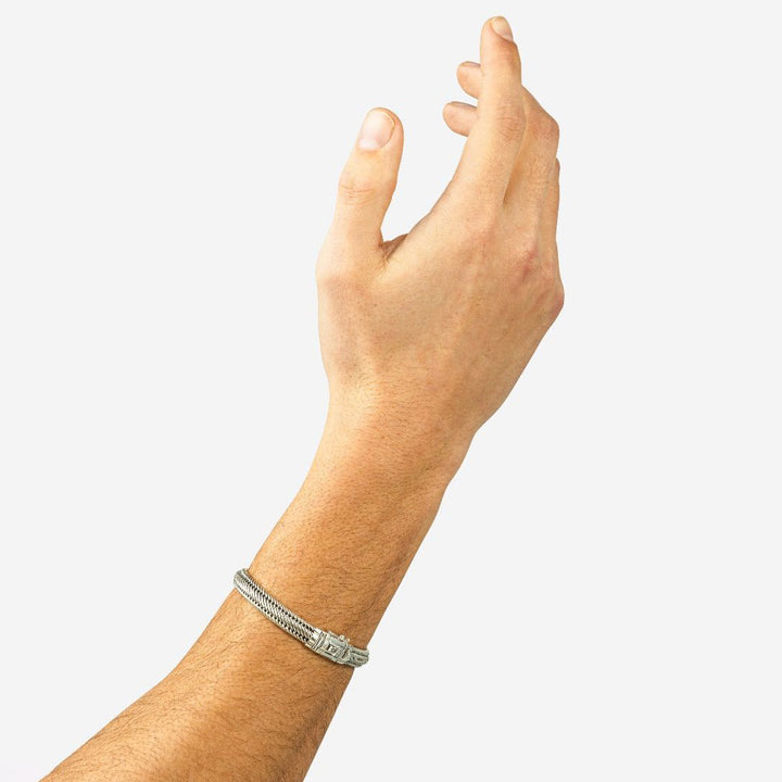 Buddha to Buddha Armband Edwin Mini Silber