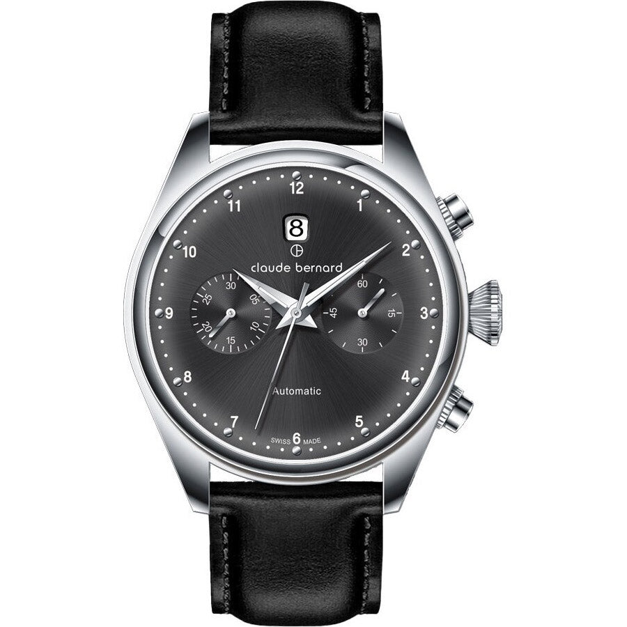 Claude Bernard Proud Heritage Automatic Chronograph - 08006 3C GIN