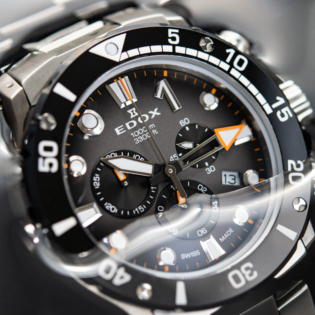 Edox CO-1 Date Chronograph - 10242 TINM GIDNO