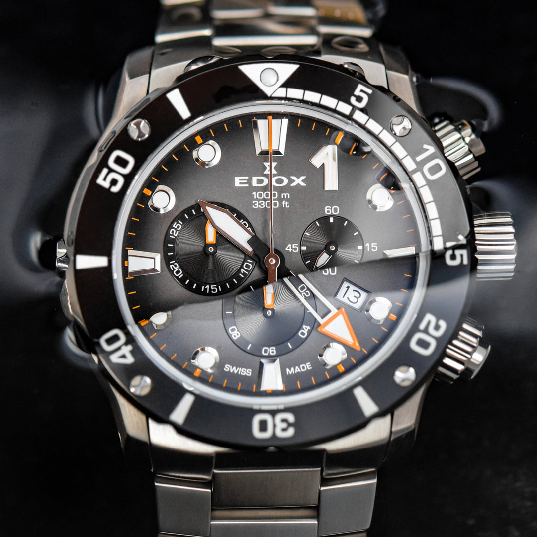 Edox CO-1 Date Chronograph - 10242 TINM GIDNO