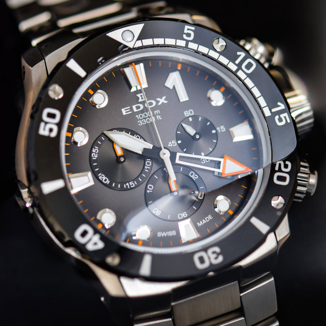 Edox CO-1 Date Chronograph - 10242 TINM GIDNO