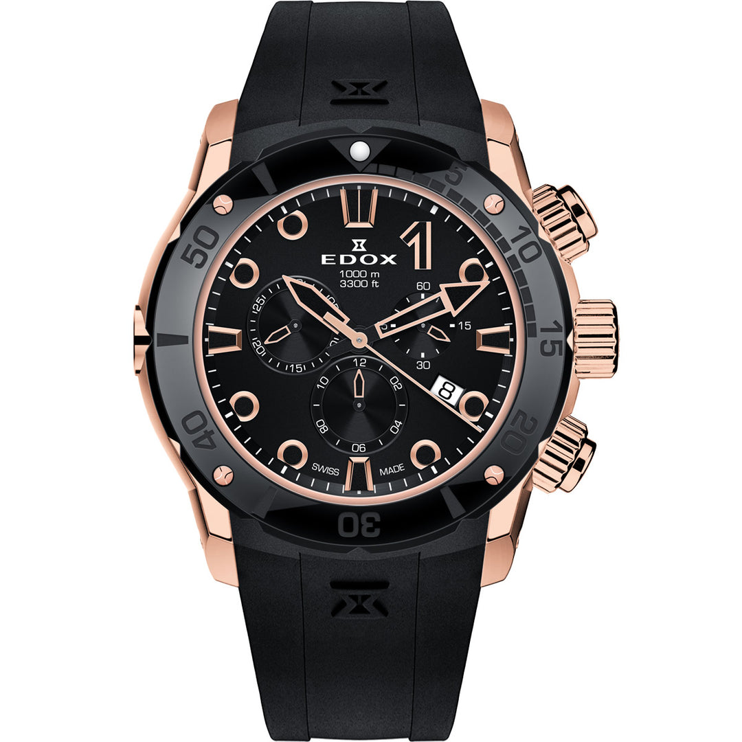 Edox CO-1 Date Chronograph - 10242 TINR NIR