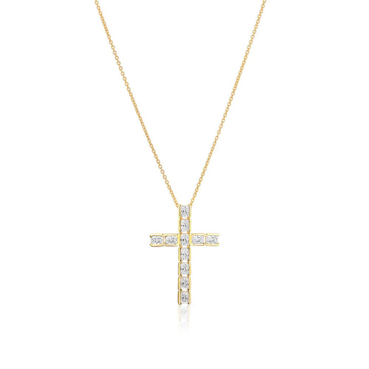 Sif Jakobs Roccanova Croce Halskette - SJ-N2396-CZ-YG