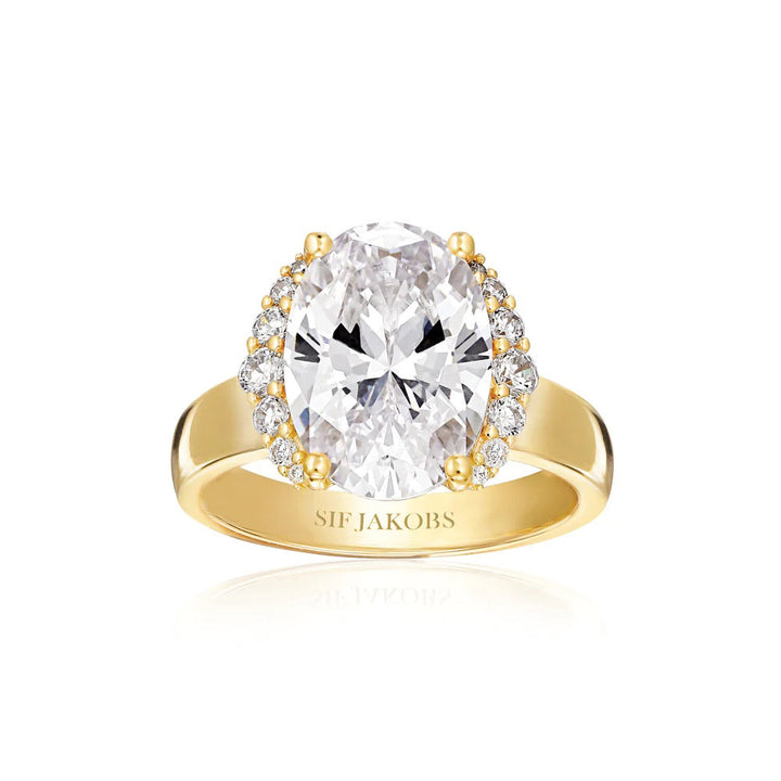 Sif Jakobs Ellisse Grande Ring - SJ-R2342-CZ-YG
