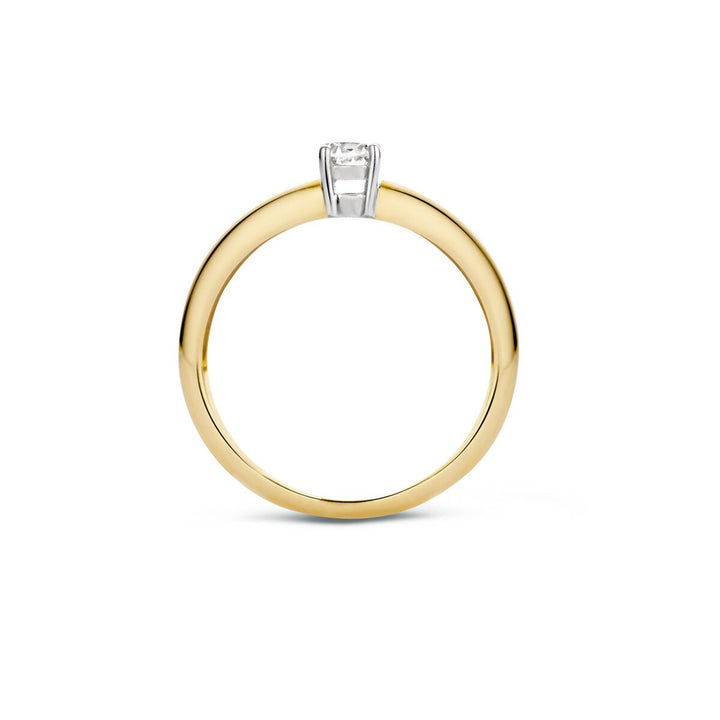 Blush Ring 14k Gelbgold und Weissgold - 1067BZI