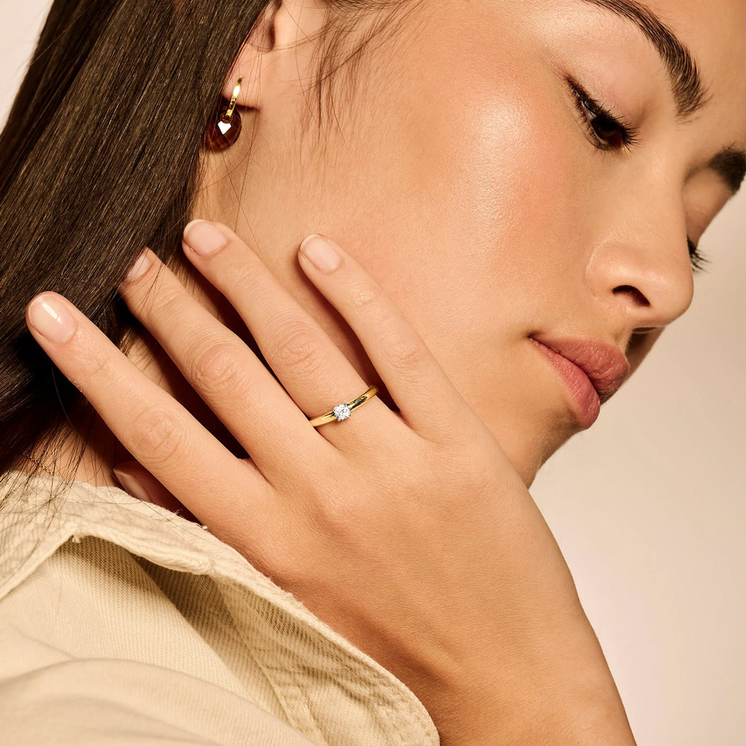 Blush Ring 14k Gelbgold und Weissgold - 1067BZI