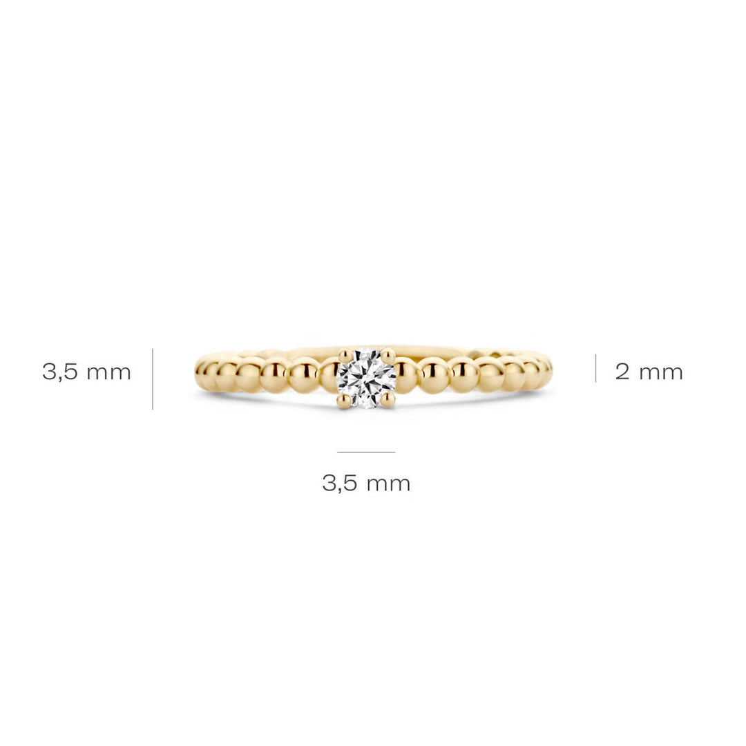 Blush Ring 14k Gelbgold - 1111YZI