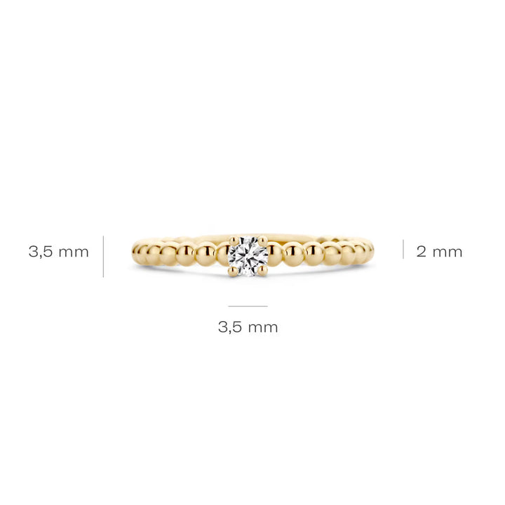 Blush Ring 14k Gelbgold - 1111YZI