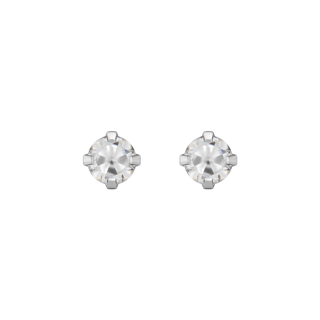 Studex Sensitive Ohrstecker Tiffany Silber Zirconia 4 mm - STX-11089P