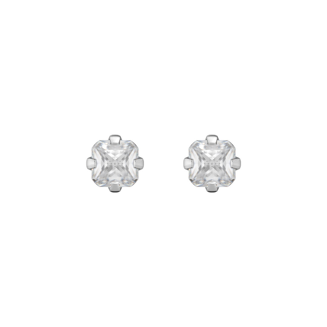 Studex Sensitive Ohrstecker Tiffany Zirconia Princess Cut 4 mm - STX-11036P