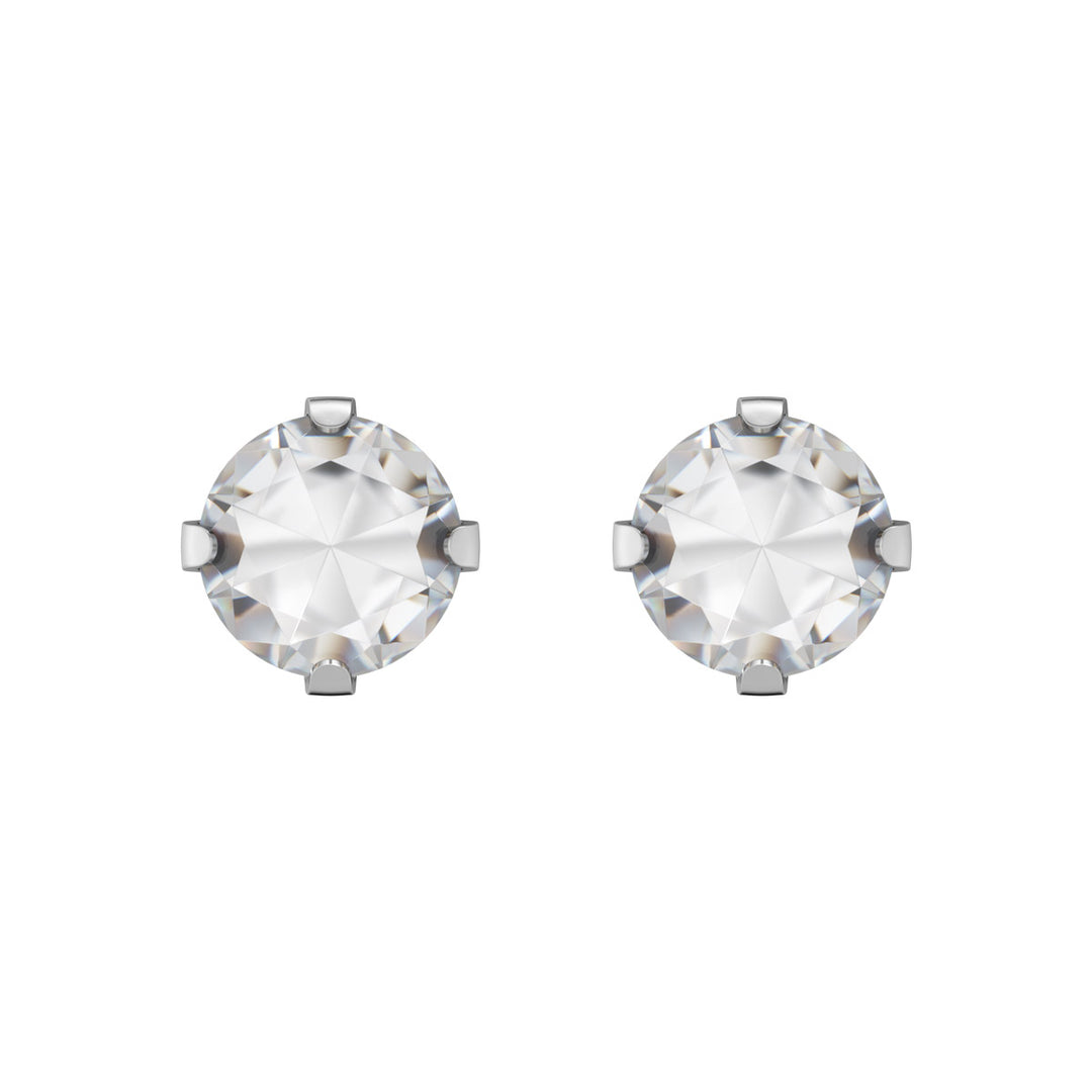 Studex Sensitive Ohrstecker Tiffany Silber Zirconia 6 mm - STX-11054P