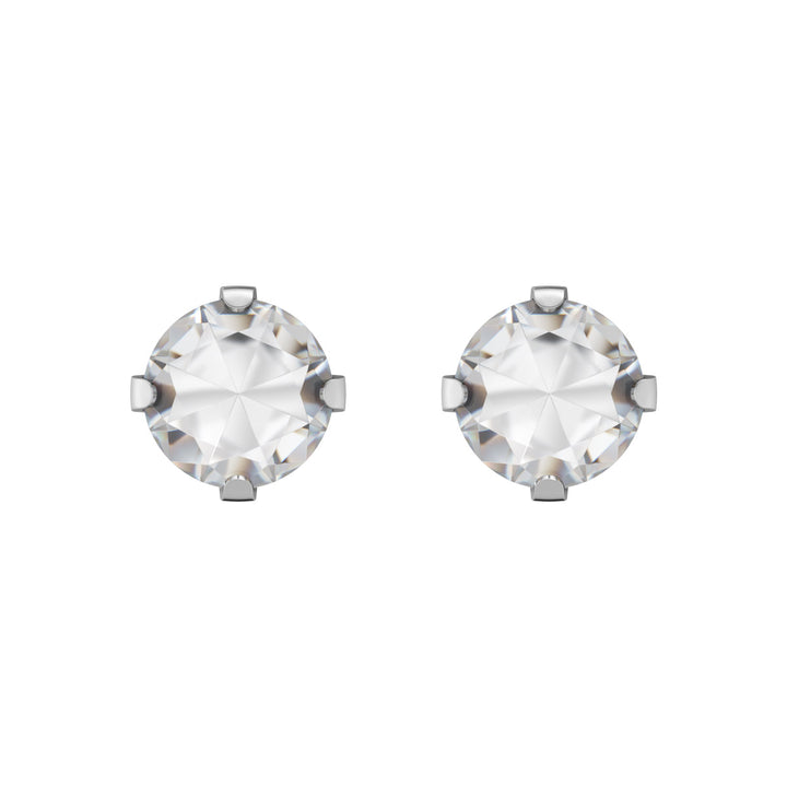 Studex Sensitive Ohrstecker Tiffany Silber Zirconia 6 mm - STX-11054P