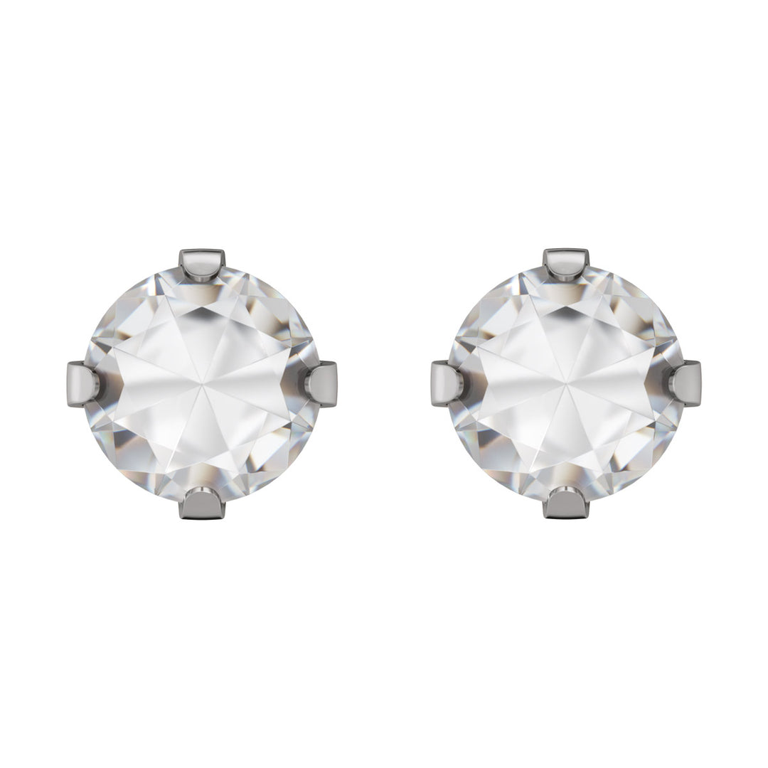 Studex Sensitive Ohrstecker Tiffany Silber Zirconia 8 mm - STX-11060P