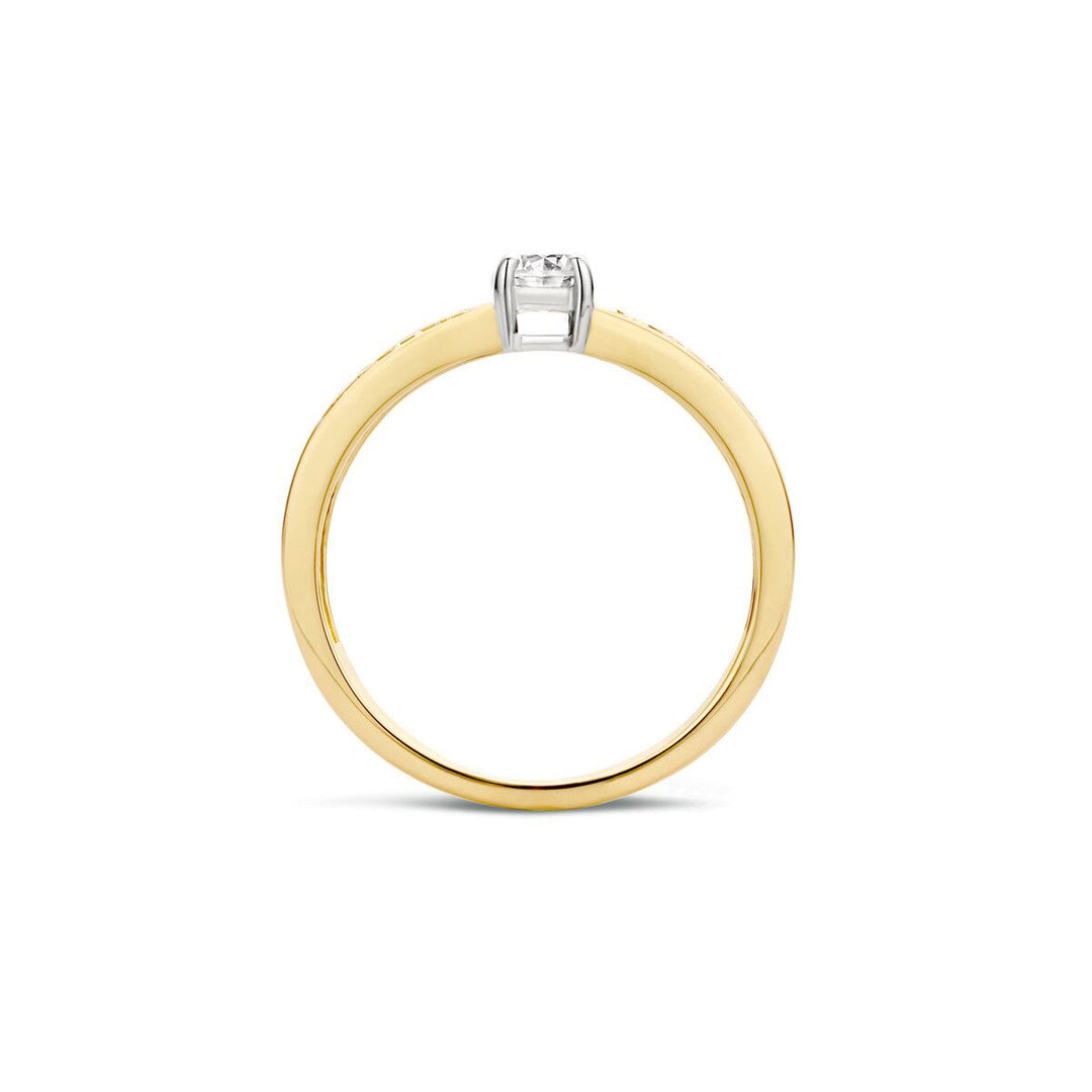 Blush Ring 14k Gelbgold und Weissgold - 1125BZI