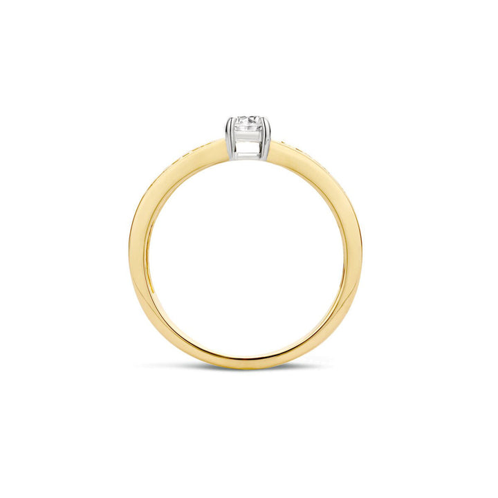 Blush Ring 14k Gelbgold und Weissgold - 1125BZI