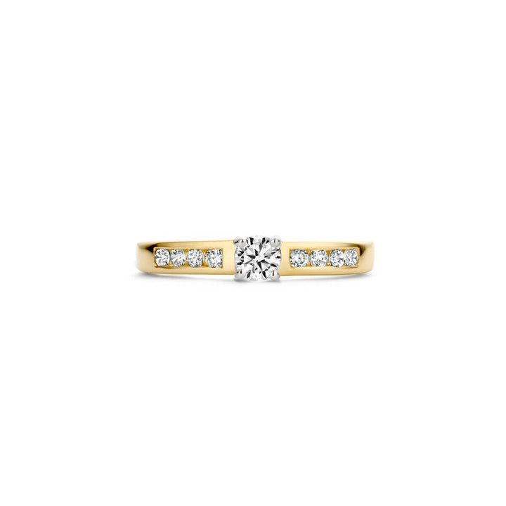 Blush Ring 14k Gelbgold und Weissgold - 1125BZI