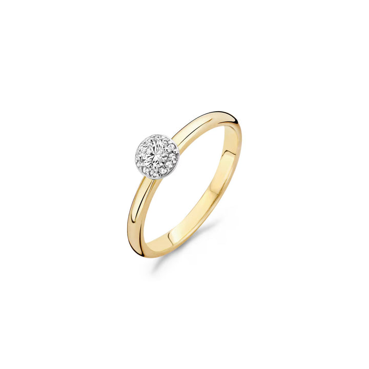 Blush Ring 14k Gelbgold und Weissgold - 1131BZI