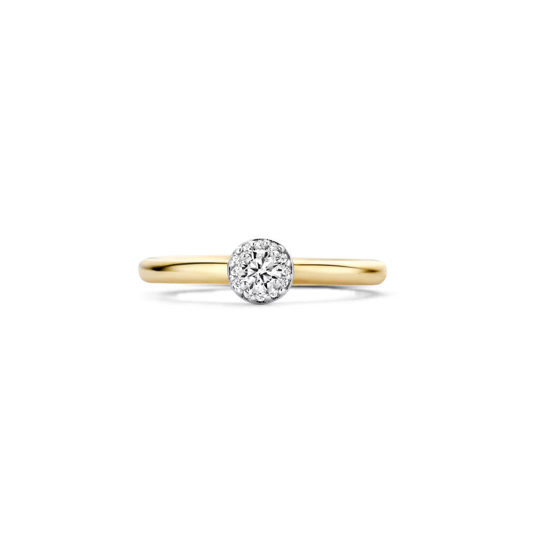 Blush Ring 14k Gelbgold und Weissgold - 1131BZI