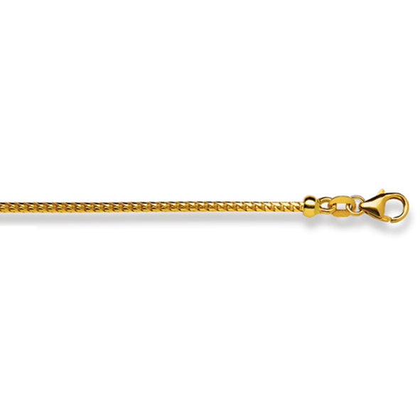 Luxoia Gold Classics Chaîne queue de renard Or jaune 750/18k