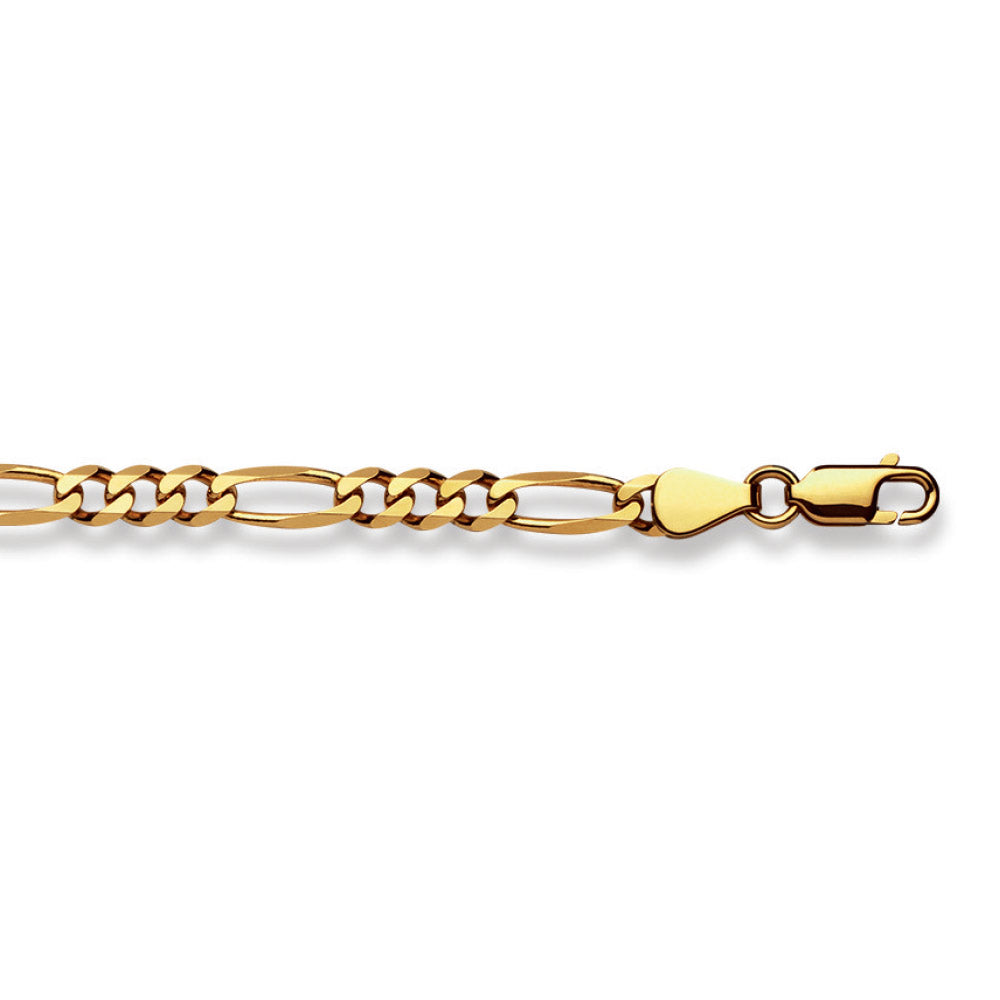 HK Gold Classics Figarokette Gelbgold 750/18k 4,5 mm 55 cm - 1135.04558/5501
