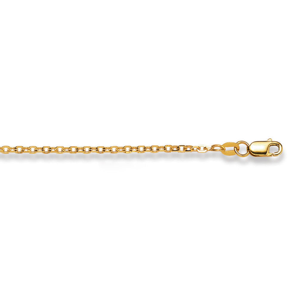 HK Gold Classics Spiegelankerkette Gelbgold 750/18k