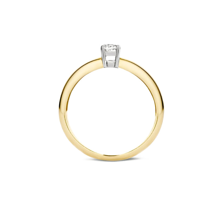Blush Ring 14k Gelbgold und Weissgold - 1155BZI