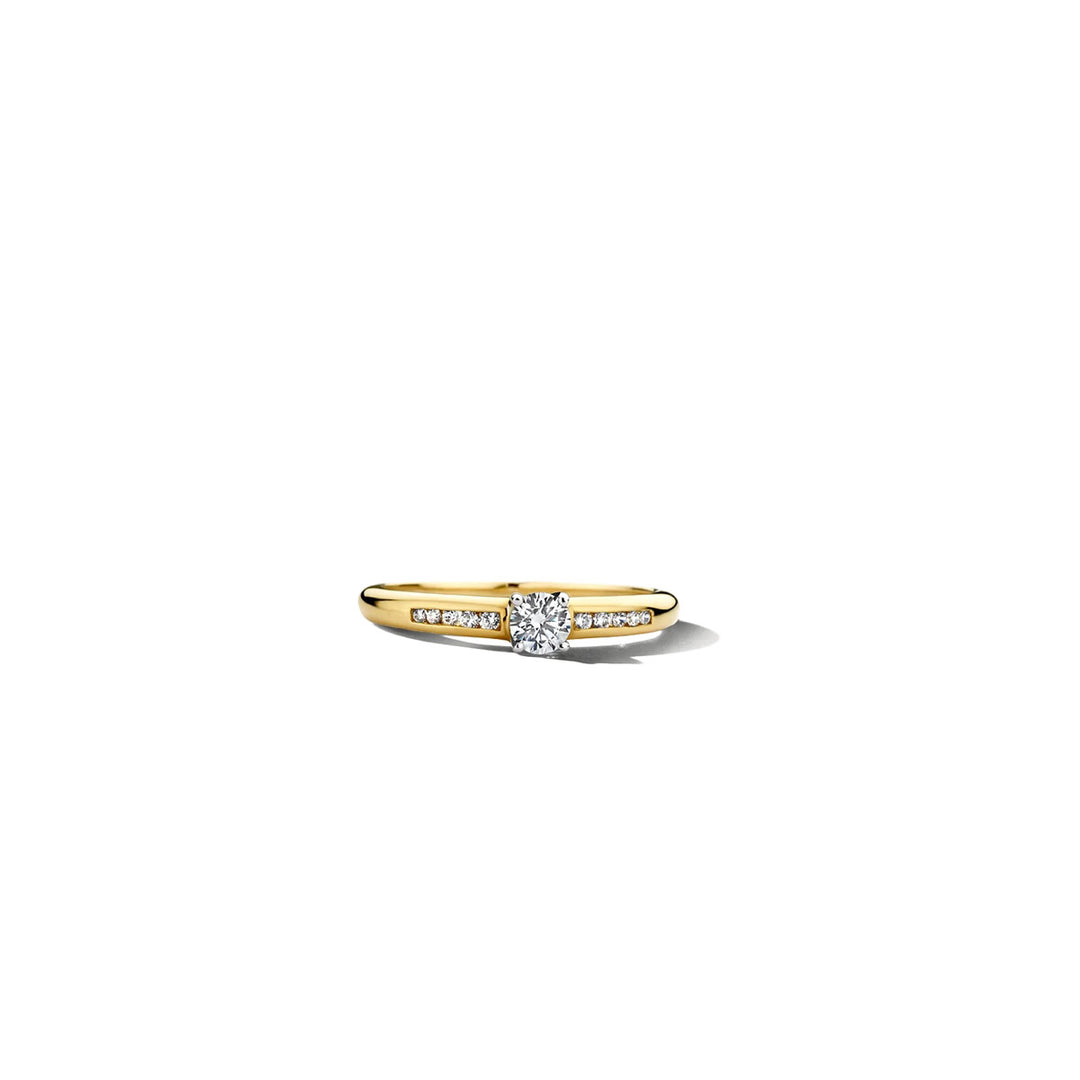 Blush Ring 14k Gelbgold und Weissgold - 1155BZI