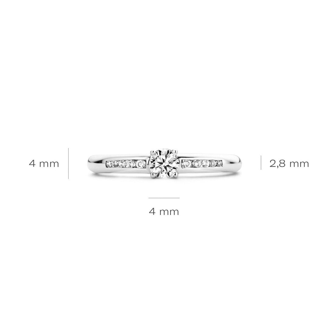 Blush Ring 14k Weissgold - 1155WZI