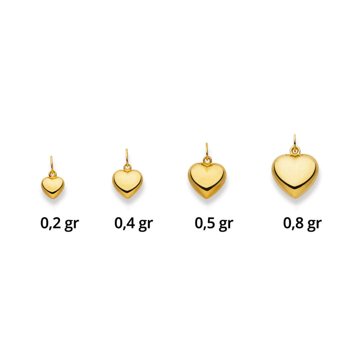 Luxoia Gold Classics Anhänger Gelbgold 750/18k Herz 1307