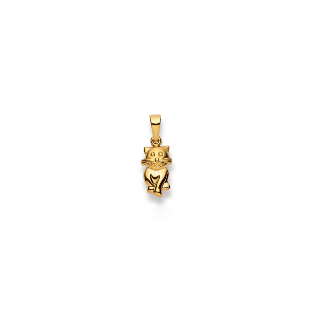 HK Gold Classics Anhänger Gelbgold 750/18k Katze