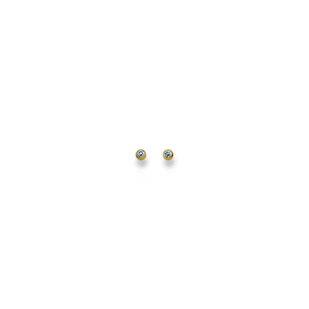 HK Gold Classics Ohrstecker Gelbgold 750/18k Zirkonia 0,25 cm - 1162.02088/0006