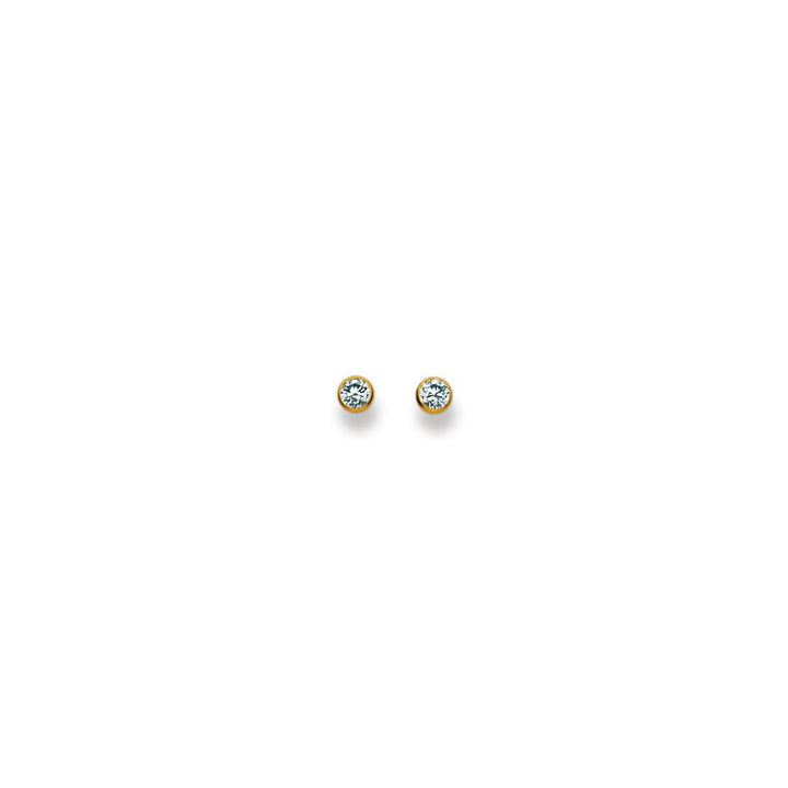 HK Gold Classics Ohrstecker Gelbgold 750/18k Zirkonia 0,35 cm - 1162.02090/0008