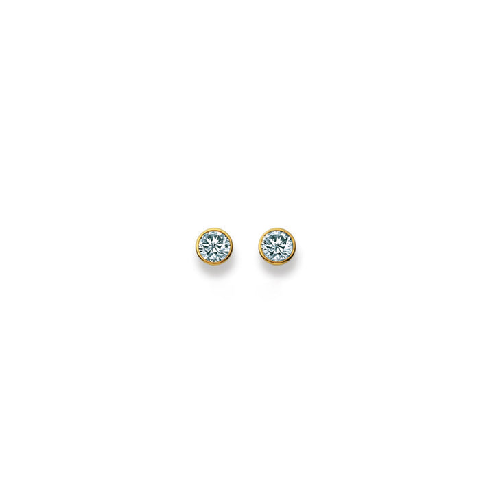 HK Gold Classics Ohrstecker Gelbgold 750/18k Zirkonia 0,55 cm - 1162.02840/0003