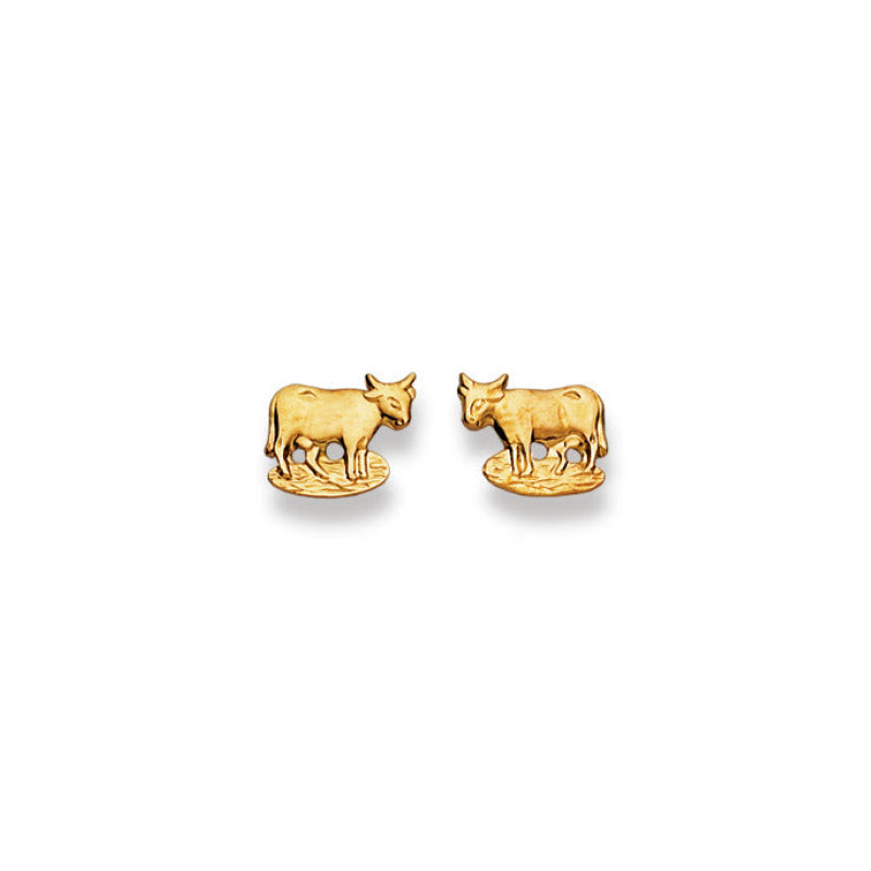 HK Gold Classics Ohrstecker Gelbgold 750/18k Kuh