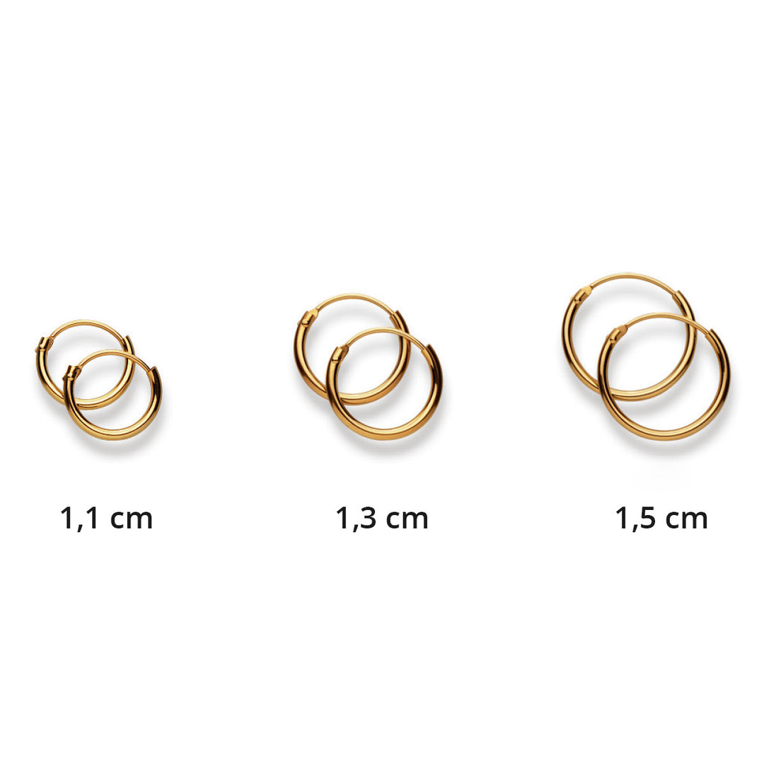 Luxoia Gold Classics Creolen Gelbgold 750/18k - 1164.04348