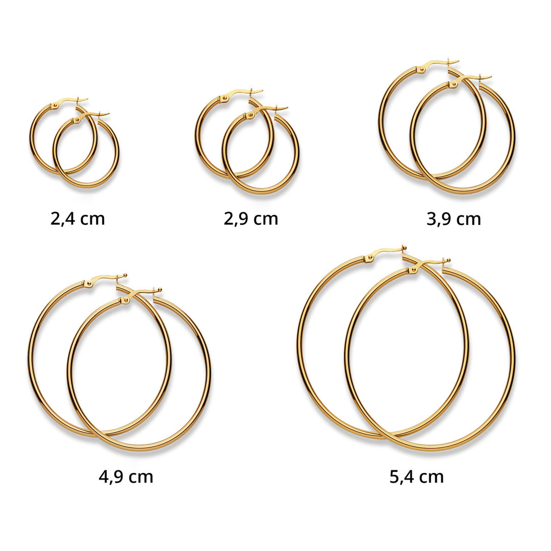 Luxoia Gold Classics Creolen Gelbgold 750/18k - 1164.04528